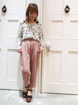 유카⑅⃝さん（レディース・156cm）の夏コーディネート