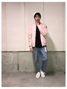 「coordinate」｜「アイテム（MA-1）」を使った、Jillyさん（メンズ・172cm）の冬コーディネート