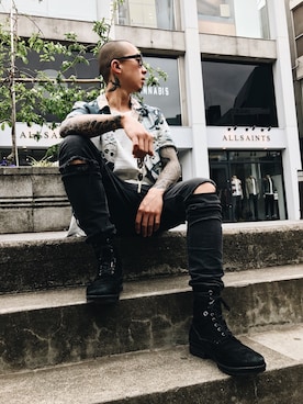 Mameさん（メンズ・168cm）の夏コーディネート