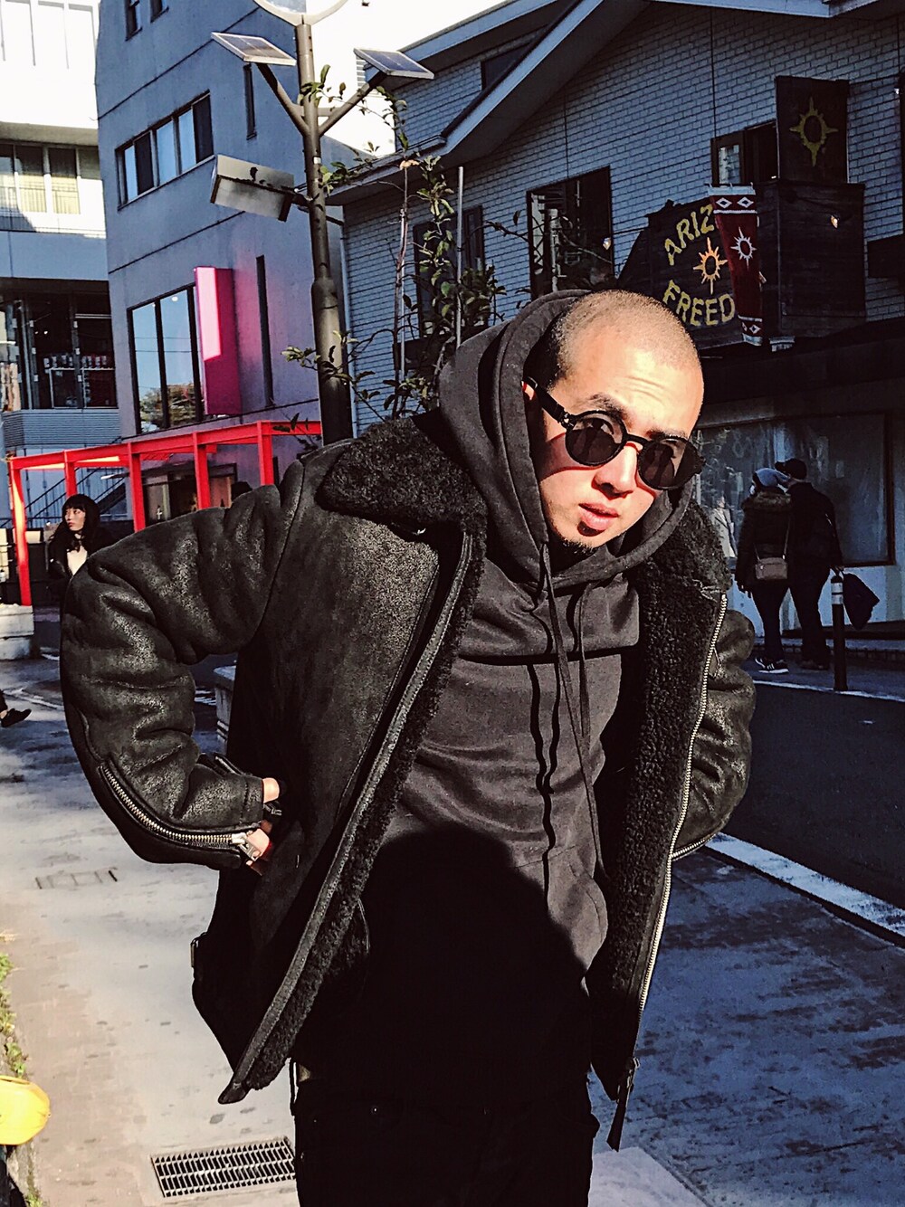 ALL SAINTS ムートンジャケット