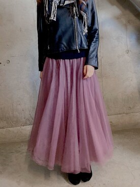 「URBAN RESEARCH（アーバンリサーチ）のアイテム（ライダースジャケット）」を使った、＊tappen33＊さん（レディース・153cm）の秋コーディネート