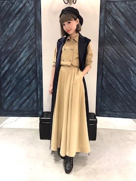 「Marjorie（マージョリー）のアイテム（ジャケット/アウター）」を使った、彭喵さん（レディース・150cm）の冬コーディネート