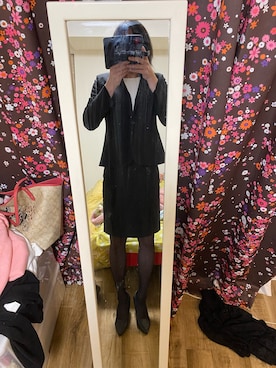 「no brand（ノーブランド）のアイテム（スーツセット）」を使った、mai satoさん（メンズ・166cm）の春コーディネート