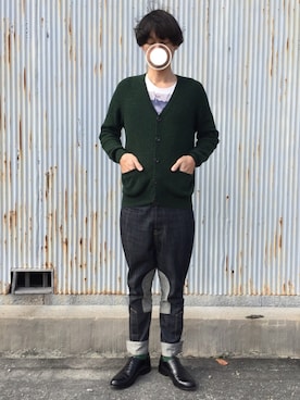 「TALKING ABOUT THE ABSTRACTION（トーキング　アバウト　ジ　アブストラクション）のアイテム（パンツ）」を使った、 な さん（メンズ・173cm）の秋コーディネート