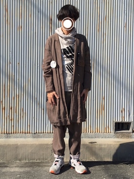 「STOF（ストフ）のアイテム（ジャケット/アウター）」を使った、 な さん（メンズ・173cm）の秋コーディネート