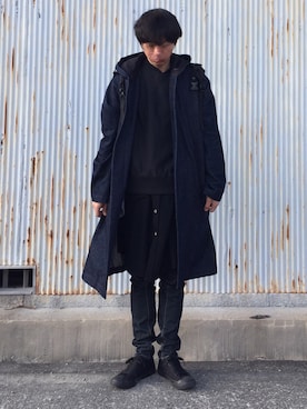 「bit blue（ビットブルー）のアイテム」を使った、 な さん（メンズ・174cm）の冬コーディネート