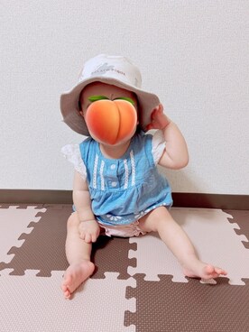 「0歳6ヶ月」｜momo🍑さん（キッズ・70cm）の秋コーディネート