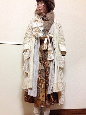 「chou chou de maman（シュシュドママン）のアイテム」を使った、micheさん（レディース・144cm）の春コーディネート