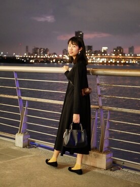 「CLATHAS（クレイサス）のアイテム」を使った、JCさん（レディース・167cm）の冬コーディネート