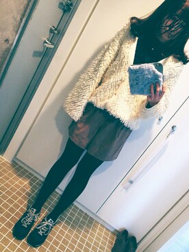Mar⋆｡˚✩さん（レディース・158cm）の冬コーディネート