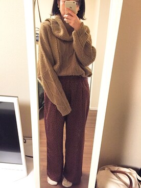 Mar⋆｡˚✩さん（レディース・158cm）の秋コーディネート