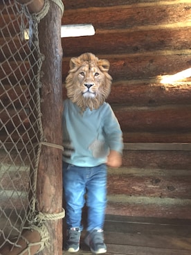 「sense of wonder（センスオブワンダー）のアイテム（パンツ）」を使った、ハルシオさん（キッズ・100cm）の春コーディネート