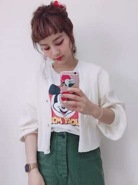 安中亜美さん(レディース・148cm)の夏コーディネート