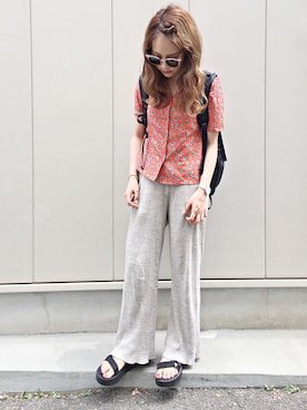 安中亜美さん（レディース・149cm）の夏コーディネート