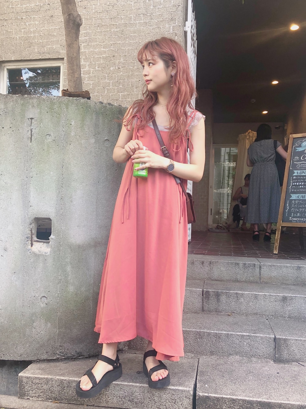 安中亜美｜Omekashiのワンピースを使ったコーディネート - WEAR