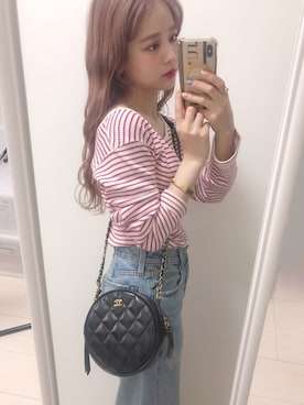 安中亜美さん（レディース・149cm）の春コーディネート