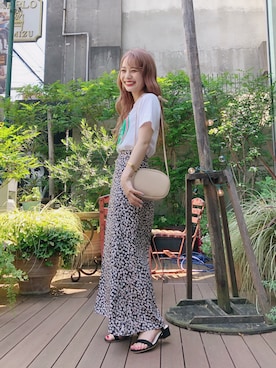 安中亜美さん（レディース・150cm）の夏コーディネート