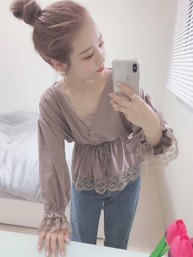 安中亜美さん(レディース・149cm)の夏コーディネート