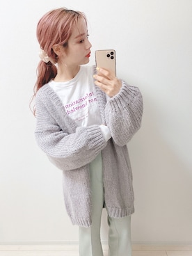 安中亜美さん(レディース・149cm)の冬コーディネート