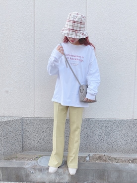 安中亜美さん(レディース・149cm)の春コーディネート