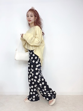 「マーガレット」｜安中亜美さん（レディース・149cm）の春コーディネート