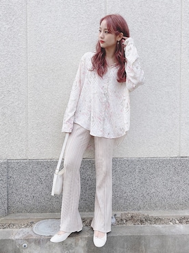 安中亜美さん（レディース・149cm）の春コーディネート