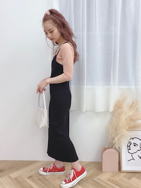 安中亜美さん(レディース・149cm)の夏コーディネート