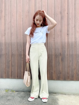 安中亜美さん（レディース・149cm）の夏コーディネート