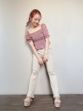 安中亜美さん(レディース・149cm)の夏コーディネート