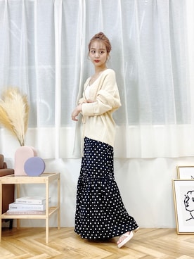 安中亜美さん（レディース・149cm）の秋コーディネート