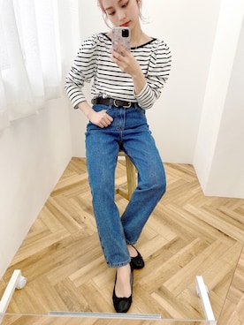 安中亜美さん（レディース・149cm）の春コーディネート