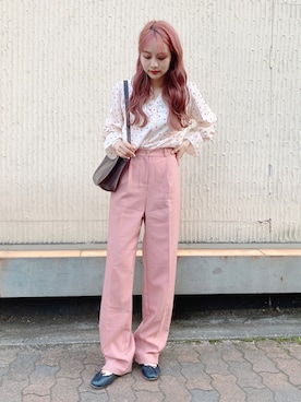 安中亜美さん（レディース・149cm）の春コーディネート