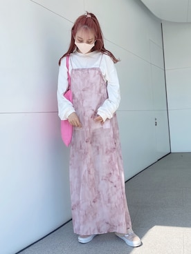 安中亜美さん（レディース・149cm）の春コーディネート