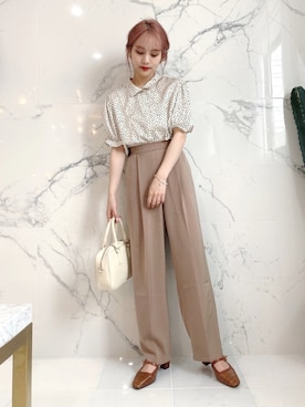 安中亜美さん（レディース・149cm）の春コーディネート