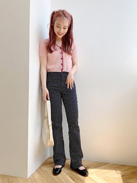 安中亜美さん（レディース・149cm）の春コーディネート