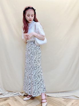 安中亜美さん（レディース・149cm）の春コーディネート