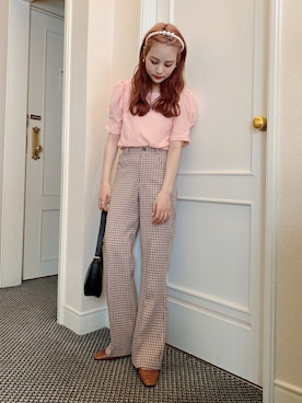 jumelle(ジュメロ)の「チェックパンツ(スラックス)」 - WEAR
