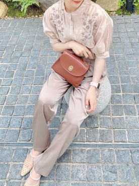 安中亜美さん（レディース・149cm）の夏コーディネート