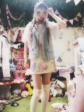 「PINK HOUSE」｜「アイテム（その他アウター）」を使った、MiRichan_44歳さん（レディース・148cm）の秋コーディネート