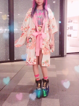 「YRU（-）のアイテム」を使った、MiRichan_44歳さん（レディース・148cm）の冬コーディネート