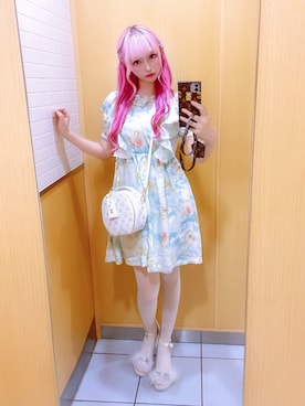 「キャンスパ」｜MiRichan_44歳さん（レディース・148cm）の夏コーディネート