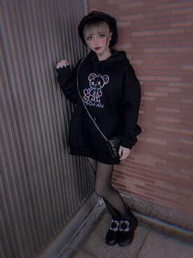 「キラキラ靴」｜MiRichan_44歳さん（レディース・148cm）の冬コーディネート