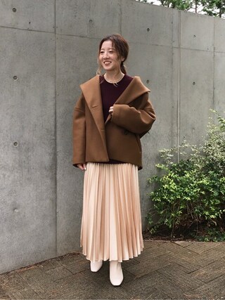 NOBLE MANTECO オーバーショートコート美品 ノーブル NOBLE MANTECO