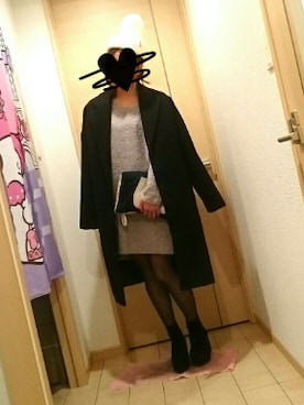 「one after another NICE CLAUP（ワンアフターアナザーナイスクラップ）のアイテム（パンプス）」を使った、あーりさん（レディース・153cm）の冬コーディネート