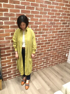 「ORiental TRaffic（オリエンタルトラフィック）のアイテム（ローファー）」を使った、WAORientalTRaffic幕張さん（レディース・166cm）の春コーディネート