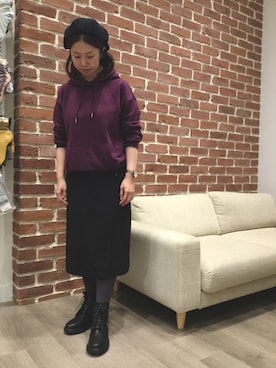「靴下屋（クツシタヤ）のアイテム（タイツ/ストッキング）」を使った、WAORientalTRaffic幕張さん（レディース・166cm）の秋コーディネート