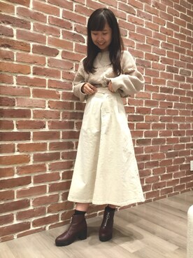 「NICE CLAUP（ナイスクラップ）のアイテム」を使った、WAORientalTRaffic幕張さん（レディース・166cm）の秋コーディネート
