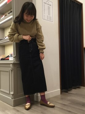 「1108」｜WAORientalTRaffic幕張さん（レディース・166cm）の冬コーディネート