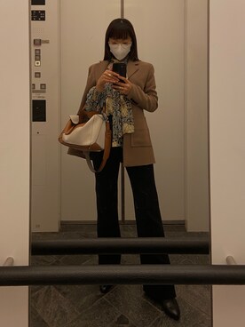 「Chloe（クロエ）のアイテム（アクセサリー）」を使った、Tsuburaさん（レディース・158cm）の秋コーディネート