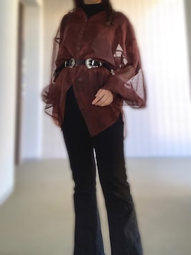 「Grail（グレイル）のアイテム」を使った、きゃおちいさん（レディース・150cm）の秋コーディネート